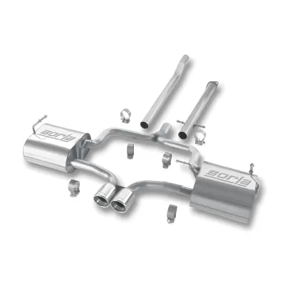 Mini Cooper - 2004 to 2006 - All [S] (Touring Exhaust) (Dual Rolled Angle-Cut Polished Tips)