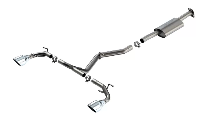 Subaru BRZ - 2022 to 2025 - Coupe [All] (S-Type Exhaust) (Dual Rolled Angle-Cut Polished Tips)