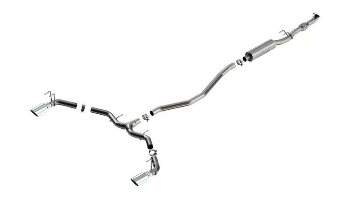 Honda Civic - 2022 to 2026 - Sedan [Si] (S-Type Exhaust) (Dual Rolled Angle-Cut Polished Tips)