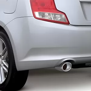 Scion tC - 2011 to 2016 - Hatchback [All] (S-Type Exhaust) (Rear Section Only) (Single Oval Rolled Angle-Cut Tip)