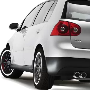 Volkswagen Golf GTI - 2006 to 2009 - All [All Except 1.8T] (For MK5 GTI) (S-Type Exhaust) (Dual Polished Rolled Angle Cut Tips)