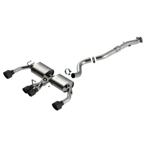 Toyota GR Corolla - 2023 to 2025 - Hatchback [All] (ATAK Exhaust) (Ceramic Black Stainless Steel Rolled Quad Tips) (3