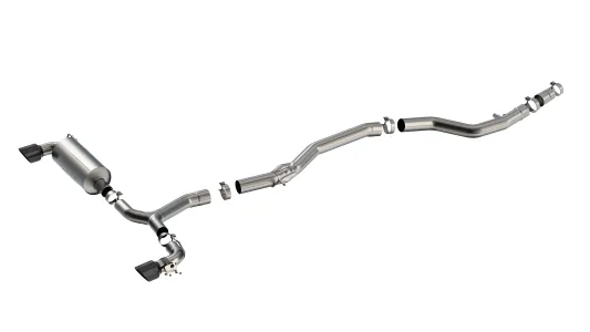 Toyota GR Supra - 2020 to 2026 - Coupe [All Except 2.0] (ATAK Exhaust) (Dual Black Chrome Tips)