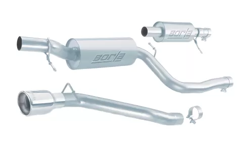 Mazda MAZDA3 - 2004 to 2009 - All [SP23 Special Ed., s, s Grand Touring, s Sport, s Touring] (S-Type Exhaust) (Single Round Rolled Angle-Cut Lined Tip)