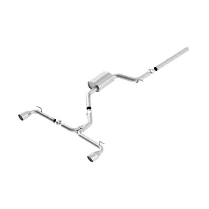 Volkswagen Golf GTI - 2015 to 2017 - All [All] (S-Type Exhaust) (Dual Polished Rolled Angle-Cut Tips) (Pre-Facelift) (Un-Resonated)