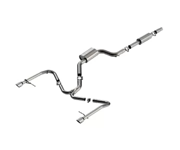 Volkswagen Jetta GLI - 2019 to 2023 - Sedan [All] (S-Type Exhaust) (Dual Brushed Stainless Steel Tips)