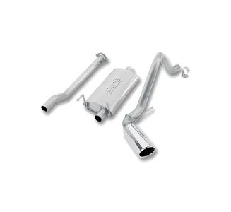 Toyota Tacoma - 2001 to 2004 - 2 Door Xtracab [Base 3.4L 4WD, PreRunner 3.4L, S Runner] (Touring Type Exhaust) (Polished Angle Rolled Tip) (With Short 5' 2
