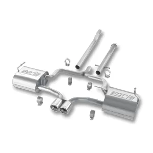 Mini Cooper - 2004 to 2006 - All [S] (Touring Exhaust) (Dual Rolled Angle-Cut Polished Tips)