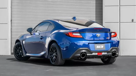 Subaru BRZ - 2022 to 2024 - Coupe [All] (ATAK Exhaust) (Dual Rolled Angle-Cut Polished Tips)