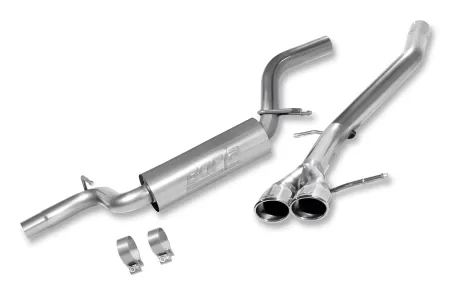 Volkswagen Passat - 2006 to 2010 - All [2.0T, 2.0T Wolfsburg Ed., Base, Komfort, Lux, Value Ed.] (S-Type Exhaust) (Dual Rolled Angle-Cut Chrome Tips)
