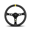 Universal (MOD. 07) (Black Center, Black Leather and Yellow Center Marker) (350mm Diameter) (2.8