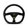 Universal (MOD. 88) (Black Center, Black Suede, Flat Bottom) (350mm Diameter) (0