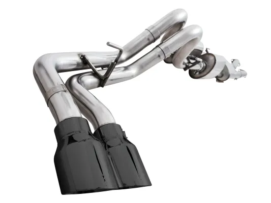 Toyota Tacoma - 2016 to 2023 - All [Limited, SR, SR5, TRD Off Road, TRD PRO, TRD Sport, Trail] with 3.5L & 4WD/RWD (0FG Edition) (Cat-Back) (Dual Diamond Black Tips) (Standard Bumper Only)