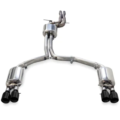 Audi A6 - 2016 to 2018 - Sedan [3.0 TFSI Premium Plus quattro, 3.0 TFSI Premium quattro, 3.0 TFSI Prestige quattro, 3.0 TFSI Sport quattro, 3.0T Competition Prestige quattro, 3.0T Premium Plus quattro, 3.0T Prestige quattro] (Touring Edition) (Quad Diamond Black Tips)