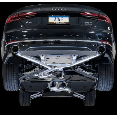 Audi A5 - 2018 to 2019 - 2 Door Coupe [All] (Track Edition) (Dual Diamond Black Double Walled Tips) (Includes Downpipe)