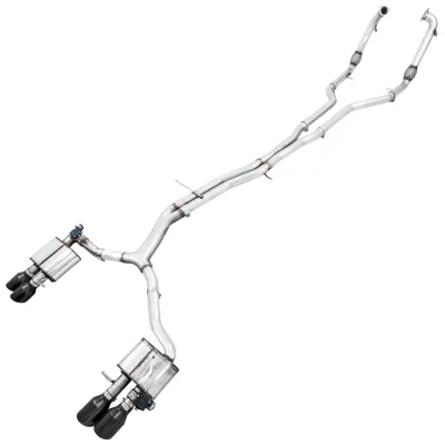 Audi S5 - 2018 to 2024 - 4 Door Hatchback [All] (SwitchPath Edition) (Quad Diamond Black Double Walled Tips) (Non-Resonated)