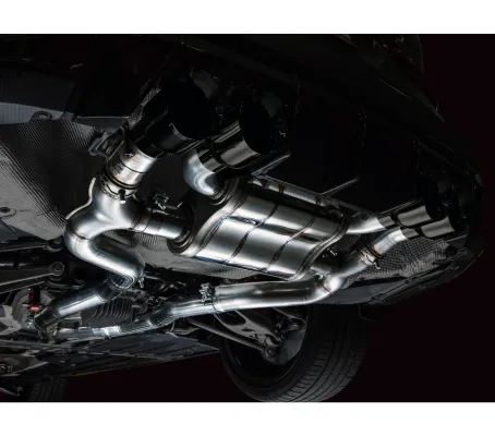 BMW 4 Series M4 - 2021 to 2026 - Coupe [All] (SwitchPath Edition) (Quad Diamond Black Double Walled Slash Cut Tips)