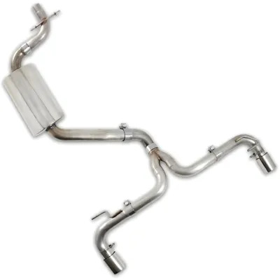 Volkswagen Golf GTI - 2010 to 2014 - All [All] (Touring Edition) (Dual Polished Silver Double Walled Tips)