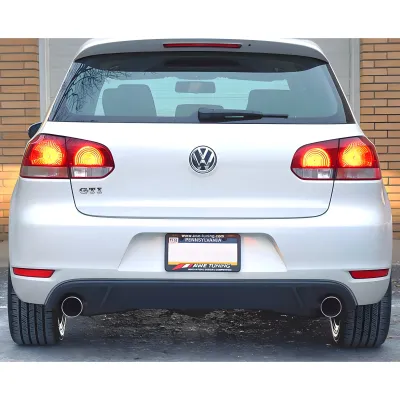 Volkswagen Golf GTI - 2010 to 2014 - All [All] (Touring Edition) (Dual Polished Silver Double Walled Tips)