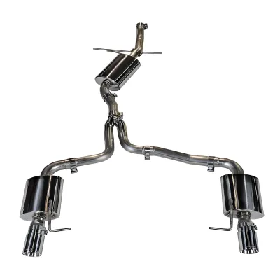 Audi Q5 - 2011 to 2017 - SUV [2.0T Premium Plus quattro, 2.0T Premium quattro, 2.0T Prestige quattro] (Touring Edition) (Cat-Back) (Chrome Silver Tips) (Dual 3.5 inch Tips)