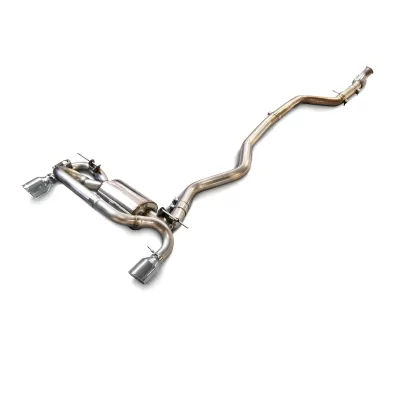 BMW 3 Series - 2012 to 2015 - 4 Door Sedan [335i, 335i xDrive] (Touring Edition) (Cat-Back) (Dual Chrome Silver Tips) (3.5 inch Tips)