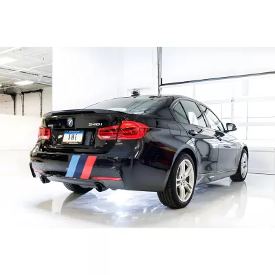 BMW 3 Series - 2016 to 2018 - 4 Door Sedan [340i, 340i xDrive] (Touring Edition) (Cat-Back) (Dual Black Diamond Tips) (3.5 inch Tips)