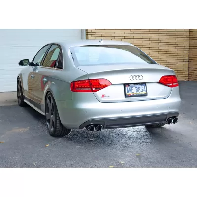 Audi S4 - 2010 to 2016 - Sedan [All] (Track Edition) (Quad Chrome Silver Double Walled Tips) (3.5 Inch Tips)