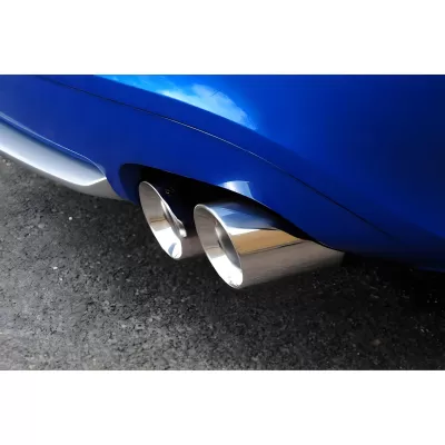 Audi S5 - 2013 to 2017 - Coupe [All] (Touring Edition) (Quad Chrome Silver Double Walled Tips) (4.0 Inch Tips)