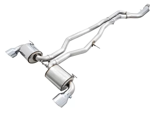 Toyota GR Supra - 2020 to 2025 - Coupe [All Except 2.0] (Touring Edition) (Without Resonators) (Dual Chrome Double Walled Slash Cut Tips)