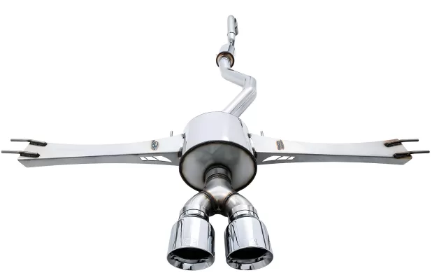 Honda Civic - 2017 to 2020 - 2 Door Coupe [Si] (Touring Edition) (Dual Chrome Double Walled Slash Cut Tips) (Includes Front Pipe)