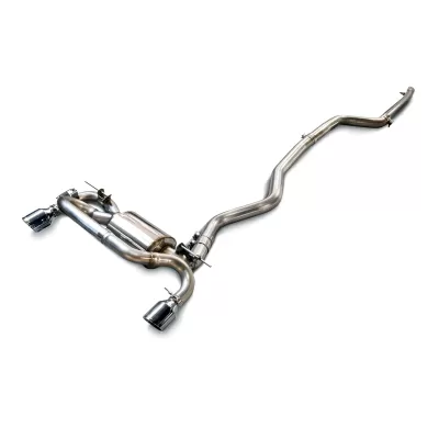 BMW 4 Series - 2017 to 2020 - All [440i, 440i xDrive] (Touring Edition) (Cat-Back) (Dual Chrome Silver Tips) (3.5 inch Tips)