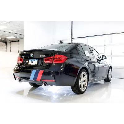 BMW 4 Series - 2017 to 2020 - All [440i, 440i xDrive] (Touring Edition) (Cat-Back) (Dual Chrome Silver Tips) (3.5 inch Tips)