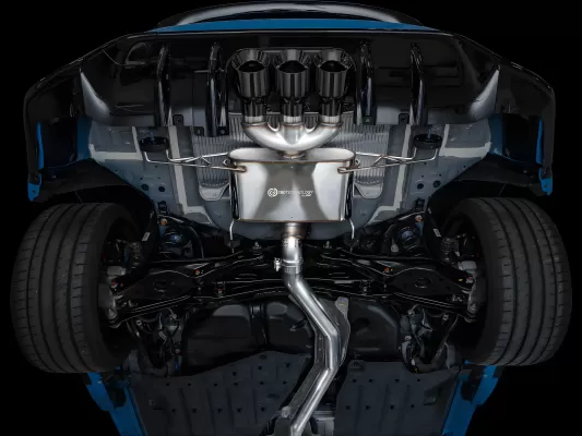 Honda Civic - 2023 to 2026 - Hatchback [FL5 Type R] (Touring Edition) (Triple Diamond Black Double Walled Slash Cut Tips) (Includes Front Pipe)