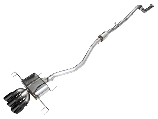 Honda Civic - 2023 to 2026 - Hatchback [FL5 Type R] (Touring Edition) (Triple Diamond Black Double Walled Slash Cut Tips) (Includes Front Pipe)