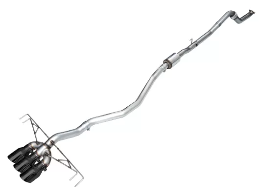 Honda Civic - 2023 to 2026 - Hatchback [FL5 Type R] (Track Edition) (Triple Diamond Black Double Walled Slash Cut Tips) (Includes Front Pipe)