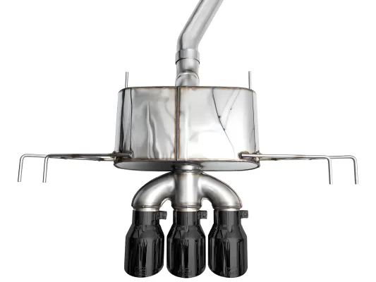 Honda Civic - 2023 to 2026 - Hatchback [FL5 Type R] (Touring Edition) (Triple Diamond Black Double Walled Slash Cut Tips) (Includes Front Pipe)