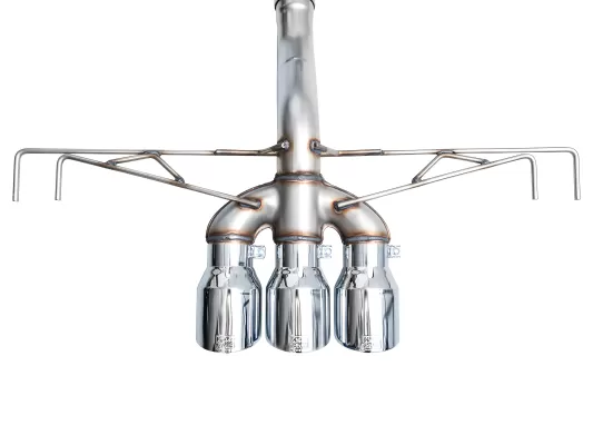 Honda Civic - 2023 to 2026 - Hatchback [FL5 Type R] (Track Edition) (Triple Chrome Double Walled Slash Cut Tips) (Includes Front Pipe)