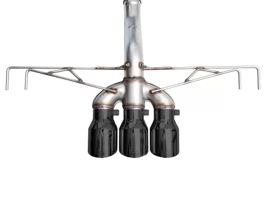 Honda Civic - 2023 to 2026 - Hatchback [FL5 Type R] (Track Edition) (Triple Diamond Black Double Walled Slash Cut Tips) (Includes Front Pipe)