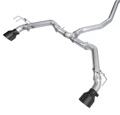 Acura Integra - 2023 to 2026 - Hatchback [All Except Type S] (Track Edition) (Dual Diamond Black Double Walled Slash Cut Tips) (Includes Front Pipe)