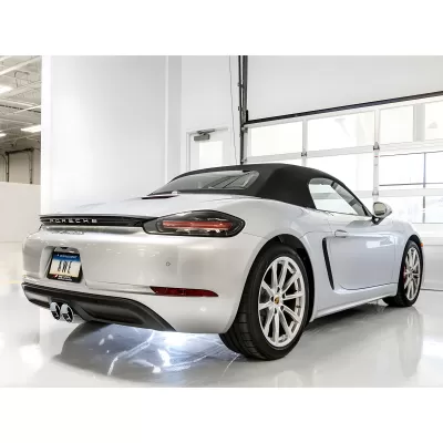 Porsche 718 Boxster - 2017 to 2025 - Convertible [Base, GTS, S, Style Ed., T] (Track Edition) (Dual Chrome Double Walled Tips)
