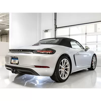 Porsche 718 Boxster - 2017 to 2025 - Convertible [Base, GTS, S, Style Ed., T] (Touring Edition) (Dual Diamond Black Double Walled Tips)