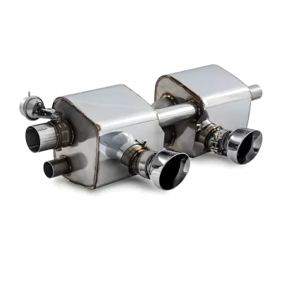 Porsche 911 - 2017 to 2019 - All [Carrera, Carrera 4, Carrera 4 GTS, Carrera 4S, Carrera GTS, Carrera S, Carrera T, Targa 4, Targa 4 GTS, Targa 4S] with 3.0L & Turbo & AWD/RWD (Switchpath Edition) (Dual Chrome Double Walled Tips) (With PSE)