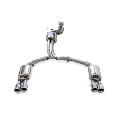 Audi A7 - 2015 to 2018 - Sedan [All] (Touring Edition) (Cat-Back) (Quad Chrome Silver Tips) (Late Models)