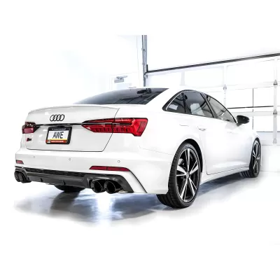 Audi S6 - 2020 to 2025 - Sedan [All] (Touring Edition) (Cat-Back) (Quad Diamond Black Tips)