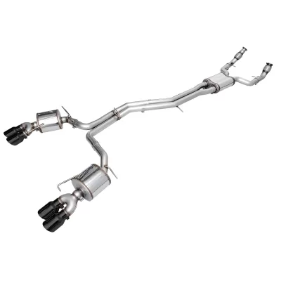 Audi S7 - 2020 to 2025 - Sedan [All] (Touring Edition) (Cat-Back) (Quad Diamond Black Tips)