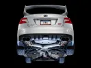 Subaru Impreza - 2011 to 2014 - Sedan [WRX, WRX Limited, WRX Premium] (Touring Edition) (Quad Diamond Black Double Walled Slash Cut Tips)