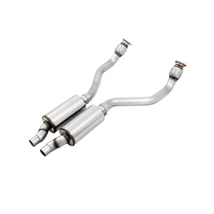 Audi A6 - 2012 to 2018 - Sedan [3.0 TFSI Premium Plus quattro, 3.0 TFSI Premium quattro, 3.0 TFSI Prestige quattro, 3.0 TFSI Sport quattro, 3.0T Competition Prestige quattro, 3.0T Premium Plus quattro, 3.0T Premium quattro, 3.0T Prestige quattro] (Downpipes) (Resonated) (For AWE Touring and Track Exhaust Systems)