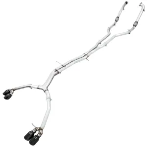 Audi S5 - 2018 to 2024 - 4 Door Hatchback [All] (Track Edition) (Quad Diamond Black Double Walled Tips) (Non-Resonated)