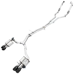 Audi S5 - 2018 to 2024 - 4 Door Hatchback [All] (SwitchPath Edition) (Quad Diamond Black Double Walled Tips) (Non-Resonated)