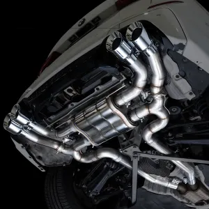 BMW X3 M - 2020 to 2024 - SUV [All] (SwitchPath Edition) (Axle Back) (Quad Chrome Silver Double Walled Slash Cut Tips)